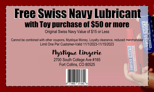 Free Swiss Navy Lubricant