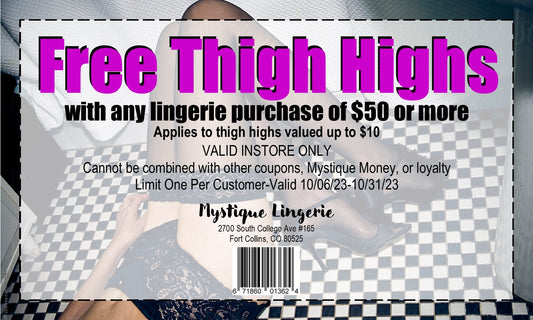 Free Thigh Highs with Purchase