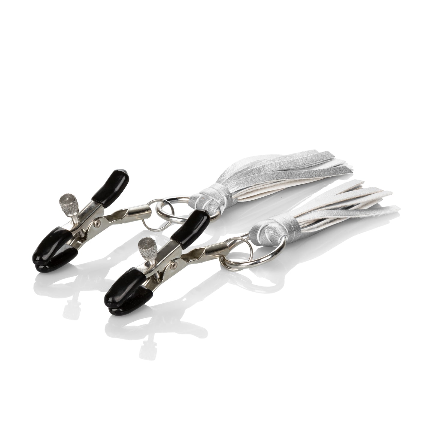 Nipple Play Playful Tassels Nipple Clamps - Silver SE2614102