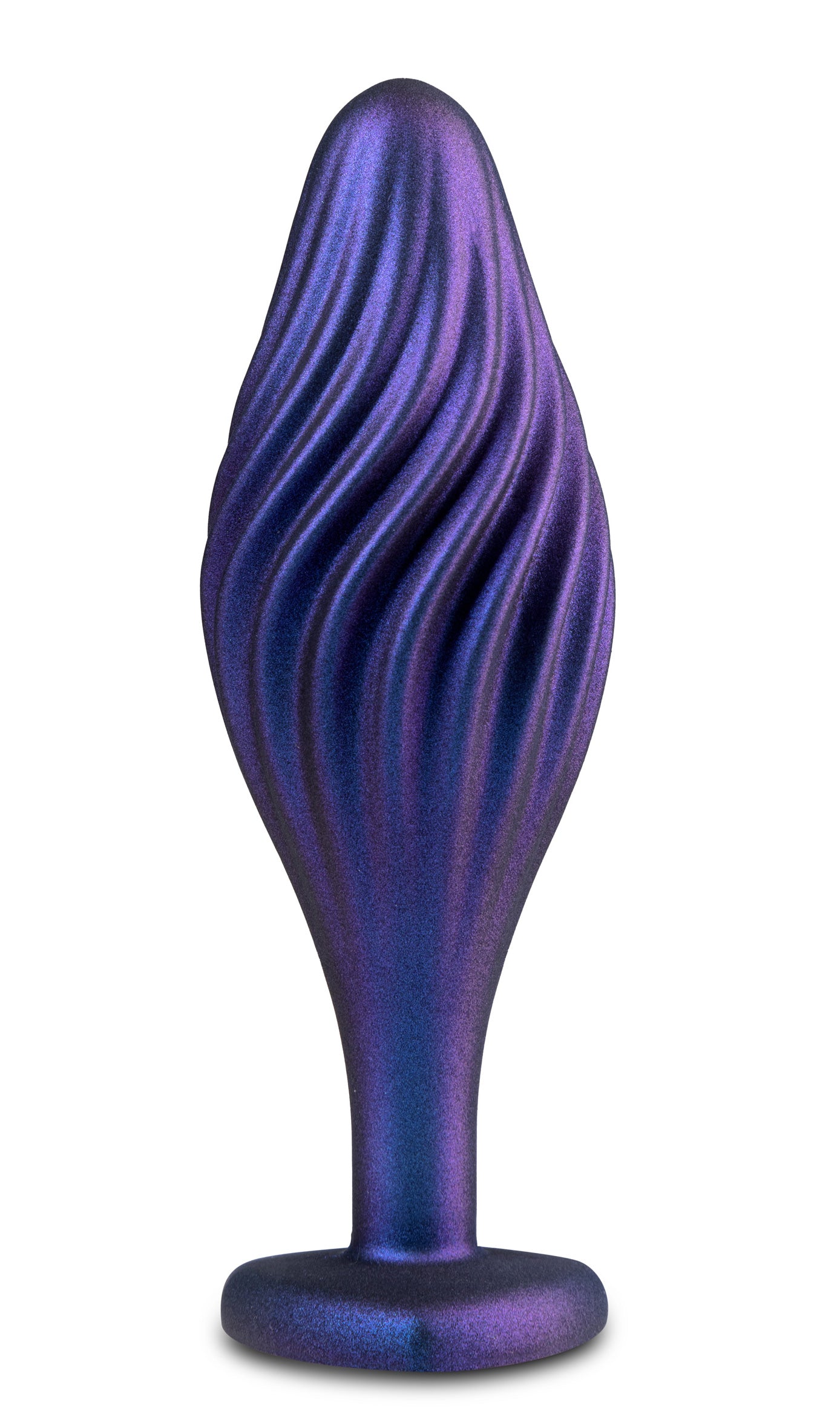 Anal Adventures Matrix - Swirling Bling Plug - Sapphire BL-10112