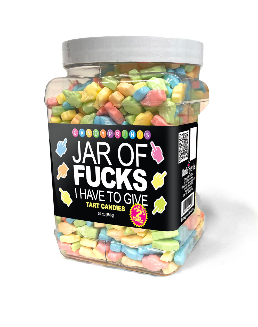 "Jar of Fucks I Have to Give 2lb Tart Candy LG-CP1240"