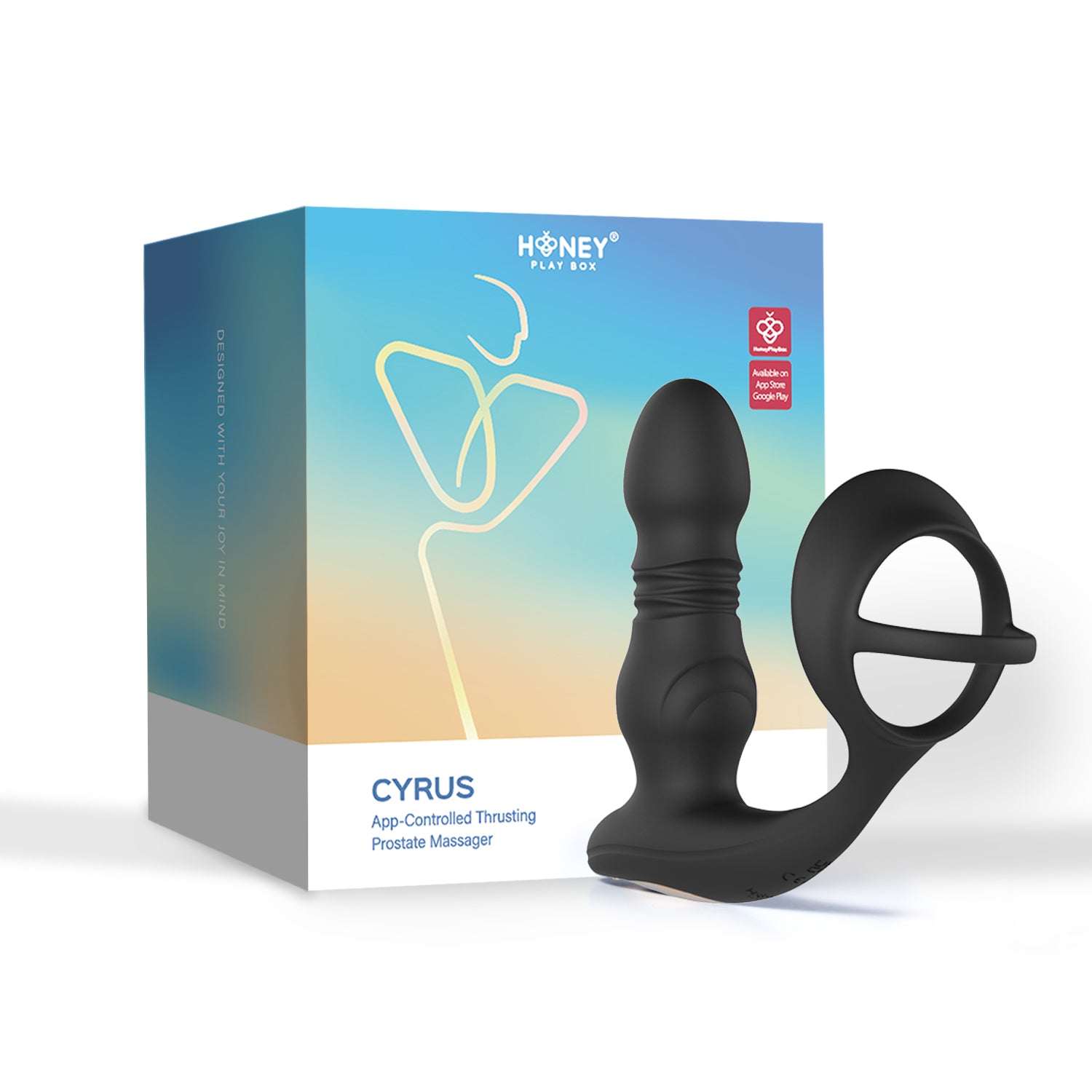 Cyrus - App Control Thrusting Prostate Massager - Black Mystique Lingerie Cyrus - App Control Thrusting Prostate Massager - Black Mystique Lingerie