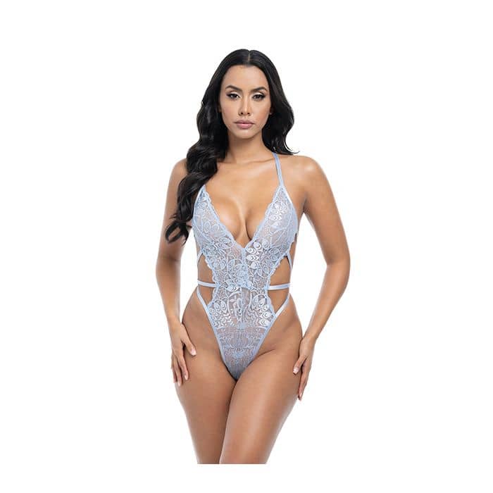 Lina Blue Lace Teddy