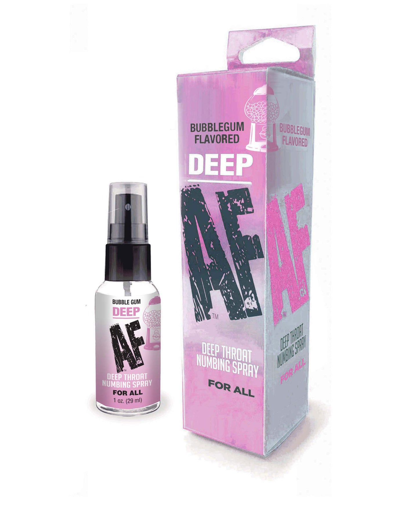 "Deep Af Throat Numbing Spray 1oz Bubblegum LG-BT632"