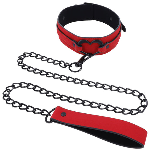 Amor Collar and Leash - Red SS09954