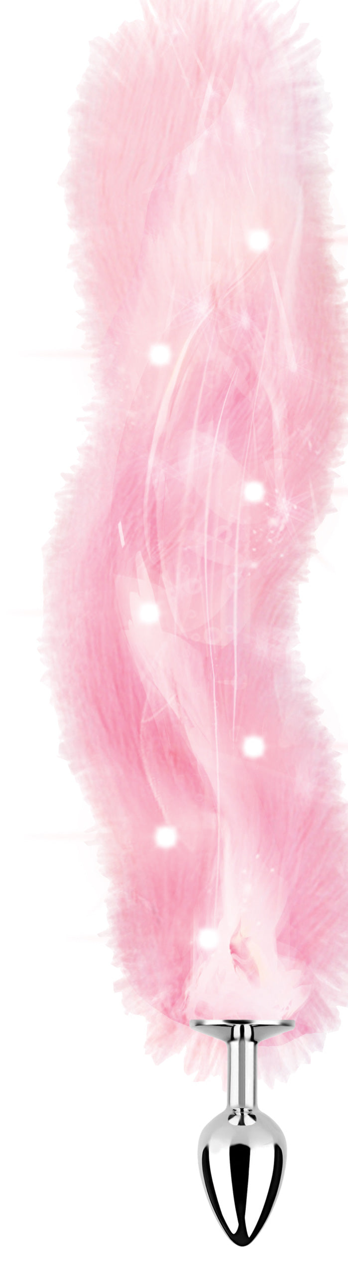 Foxy Tail - Light Up Faux Fur Butt Plug - Pink Plug - Pink Mystique Lingerie Foxy Tail - Light Up Faux Fur Butt Plug - Pink Plug - Pink Mystique Lingerie