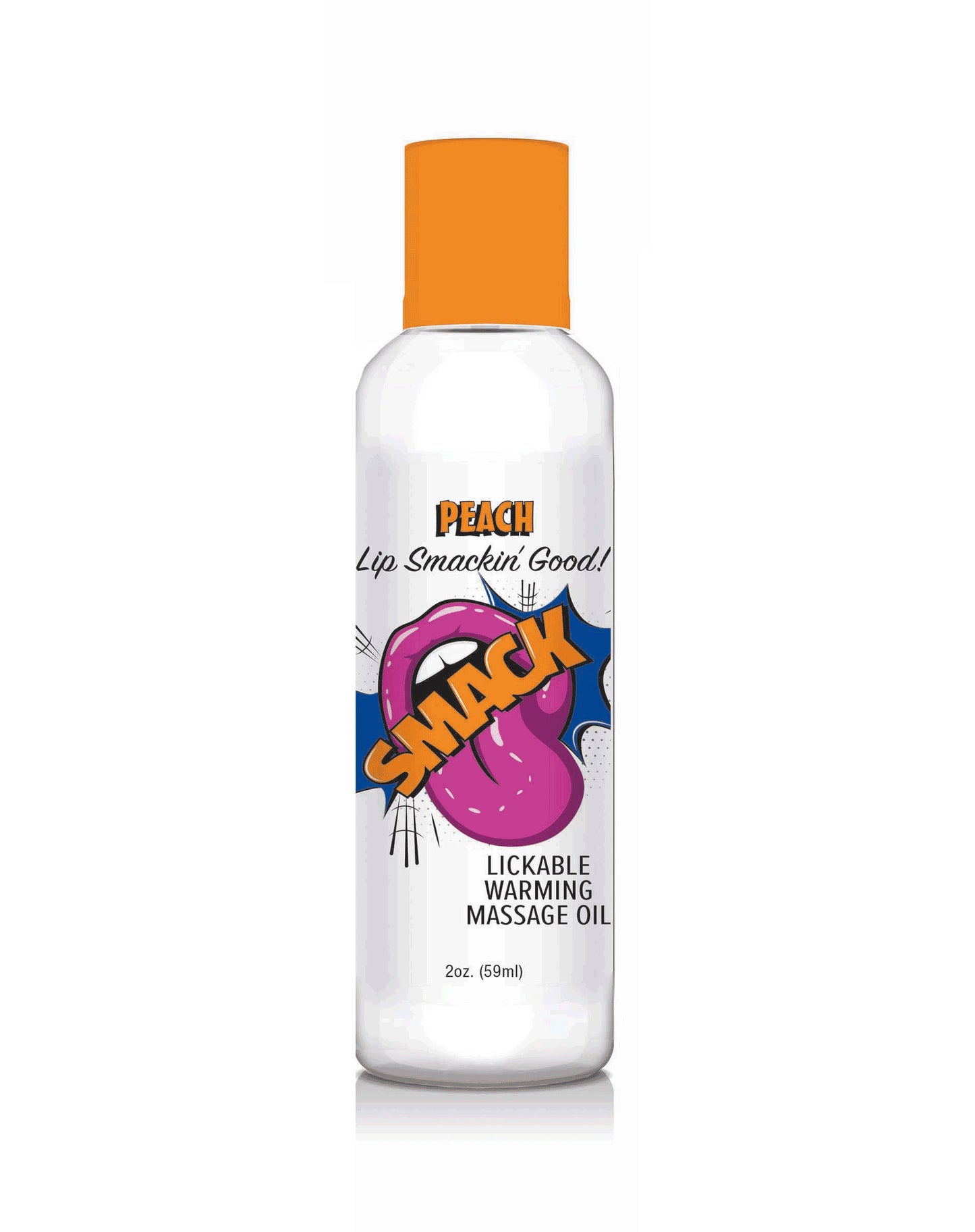 Smack Warming and Lickable Massage Oil - Peach 2 Oz LG-BT408