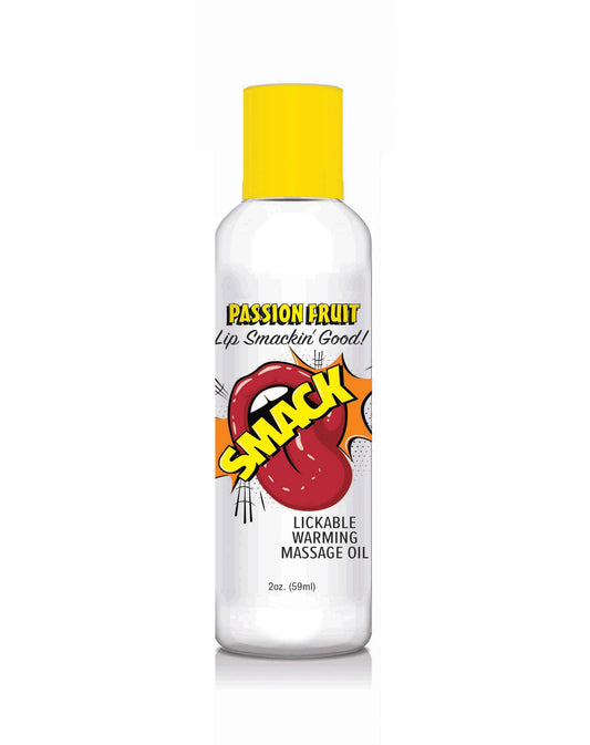"Smack Warming and Lickable Massage Oil - Passion Fruit 2 Oz LG-BT407"