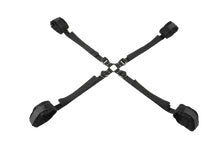 "Velvet Noir Adjustable Hog Tie and Cuff Set SS37003"