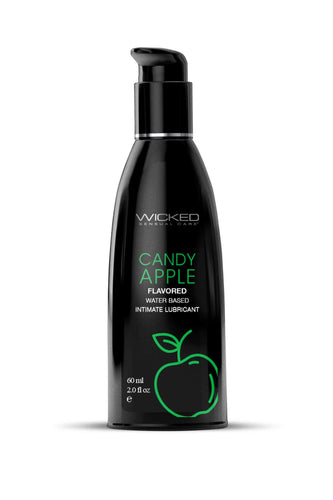 Aqua Candy Apple Flavored Water Based Intimate  Lubricant - 2 Fl. Oz. WS-90402