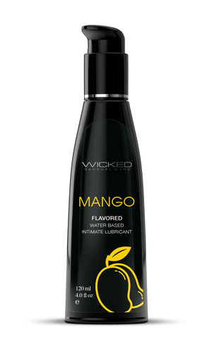 Aqua Mango Flavored Water Based Intimate Lubricant - 4 Fl. Oz. WS-90464