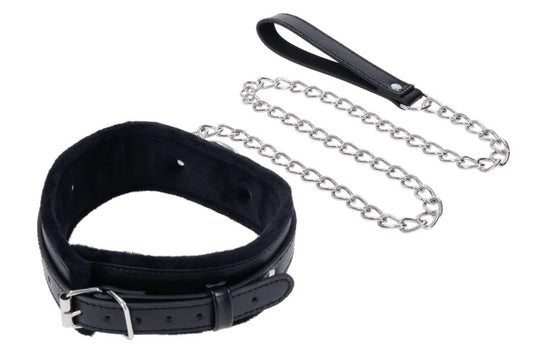 "Shadow Collar and Leash - Black SS10301"