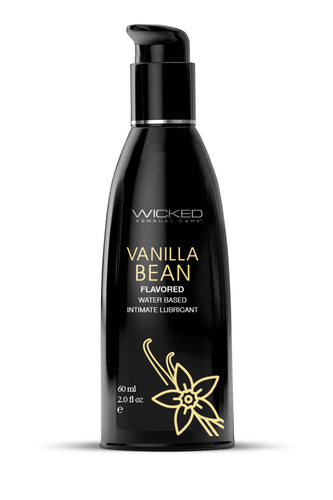 Aqua Vanilla Bean Flavored Water Based Intimate  Lubricant - 2 Fl. Oz. WS-90332