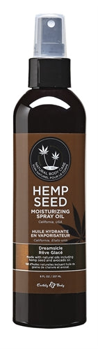 Hemp Seed Moisturizing Spray Oil - Dreamsicle - 8 Fl. Oz./ 237ml EB-GO006