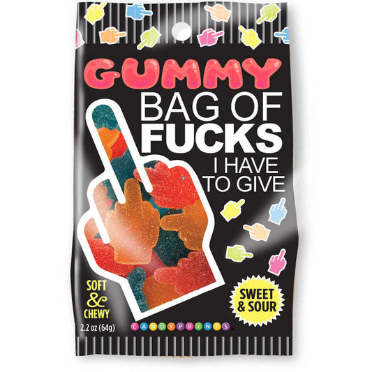 "Bag of Fucks I Have to Give, Sour Gummy 2.2oz LG-CP1255"