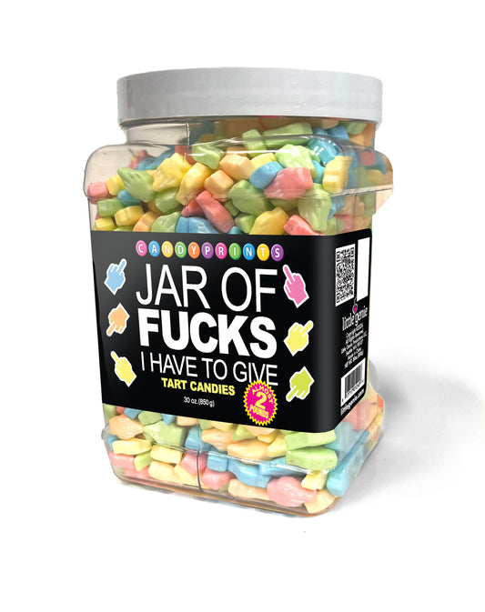 Jar of Fucks I Have to Give  2lb Tart Candy LG-CP1240