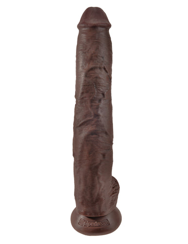 King Cock 14 Inch Cock With Balls - Brown PD5534-29