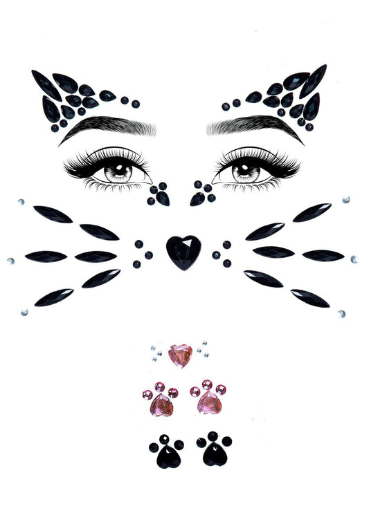 "Animal Rhinestone Stick-on Jewels LA-EYE031"