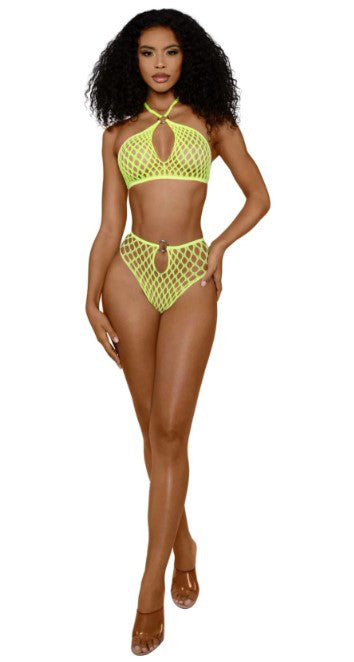 "Situation Net 2-Piece Set - Os - Neon Yellow DG-14308NYOS"