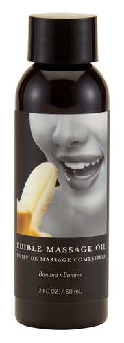 Edible Massage Oil - Banana - 2 Fl. Oz. EB-MSE210