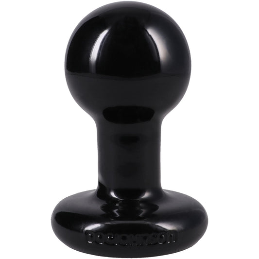 "Round Butt Plug Small - Black DJ0244-53-CD"