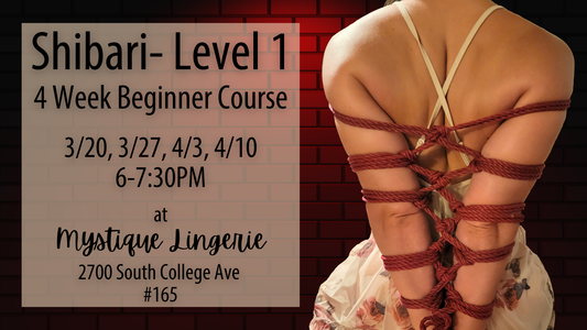 Shibari - Level 1  Beginners Rope Course