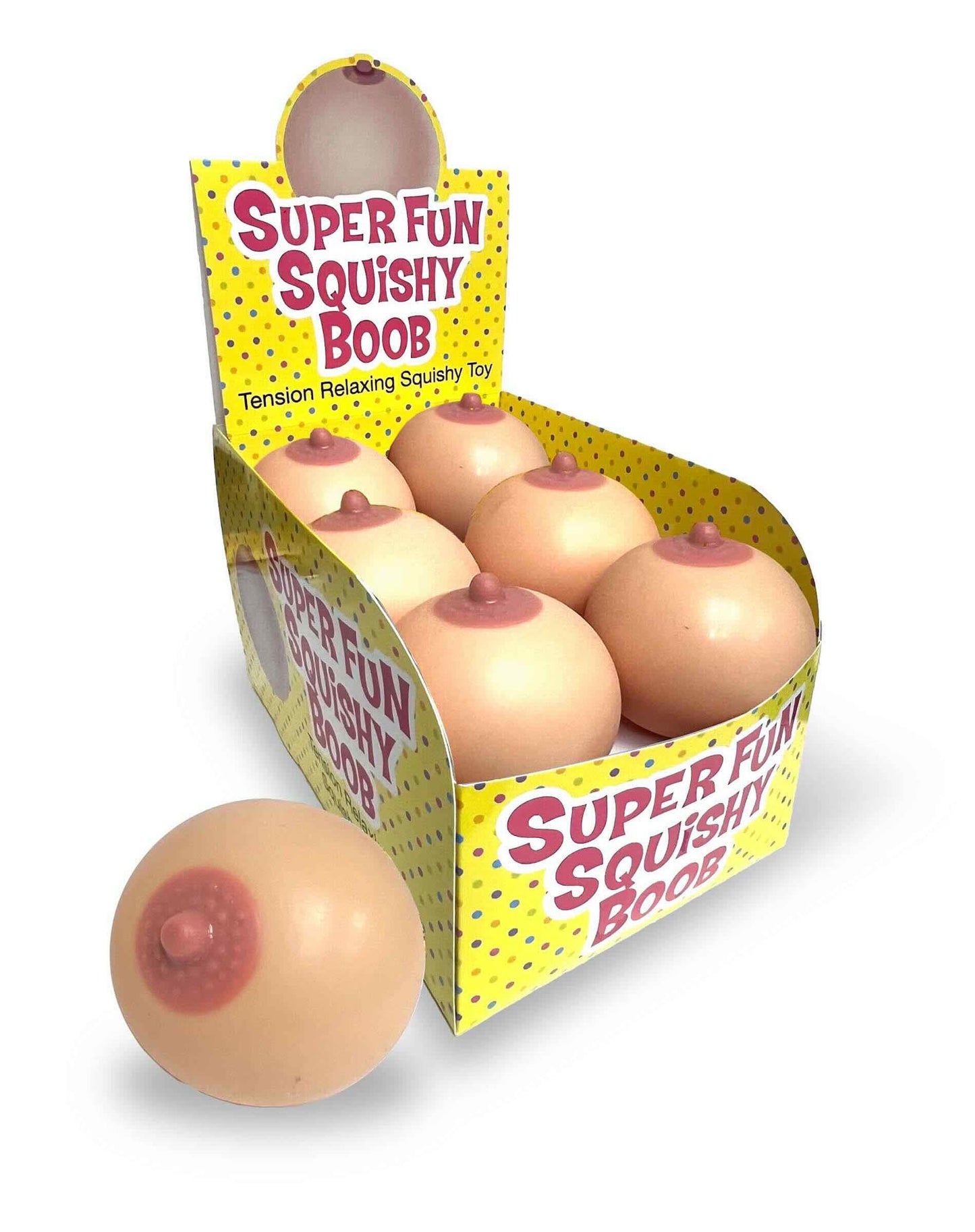 Super Fun Squishy Boobs Display 12 Ct. LG-CP1180