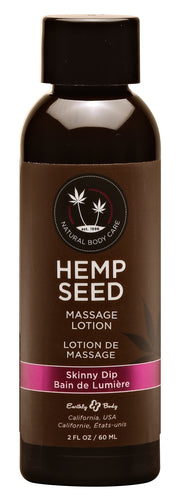 Hemp Seed Massage Lotion - Skinny Dip - 2 Fl. Oz.  / 60 ml EB-ML121
