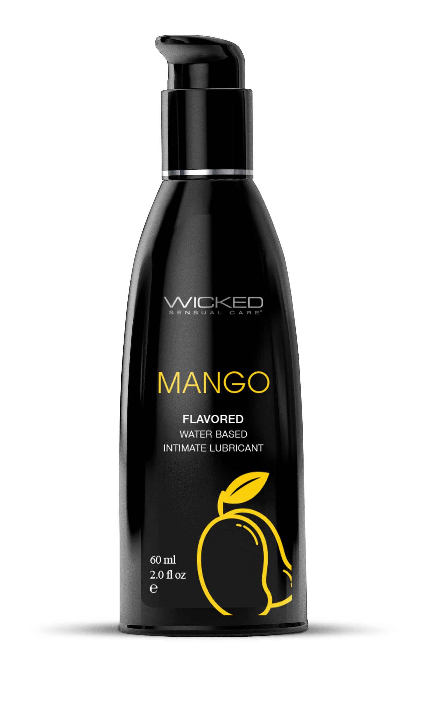 Aqua Mango Flavored Water Based Intimate Lubricant - 2 Fl. Oz. WS-90462