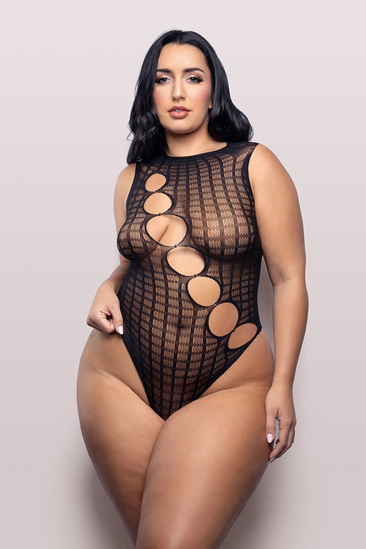 "Latest Obsession Teddy - Queen - Black FL-V830-QS-B"