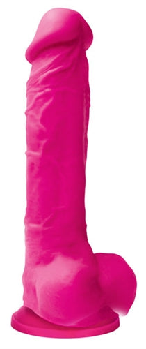 Colours Pleasures - 8 Inch Dildo - Pink NSN0405-24