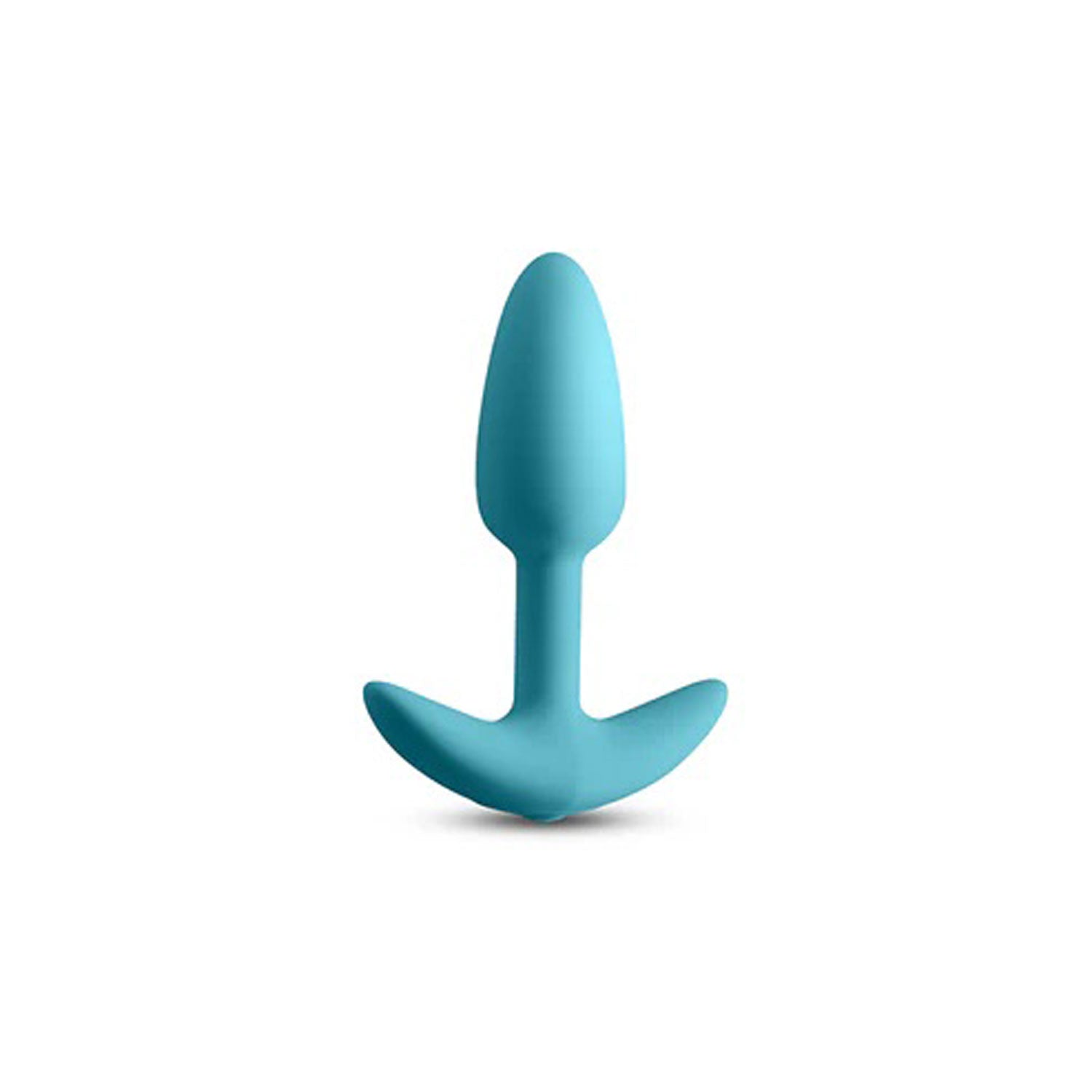 Blue silicone butt plug designed for comfortable and pleasurable use with a sleek shape