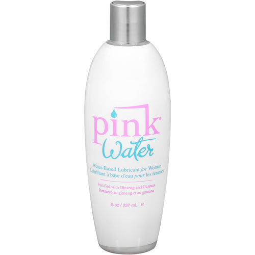 Pink Water Based Lubricant for Women 8 Oz Flip Top Bottle PNK-PW-8