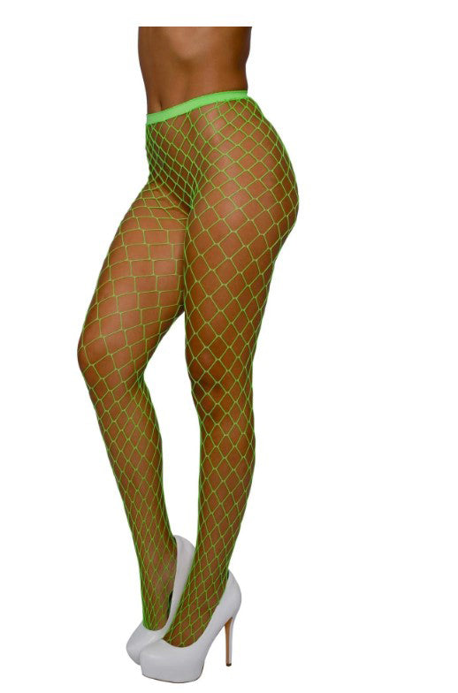 "Pantyhose Fence Net - Os - Neon Lime DG-0010NLMOS"