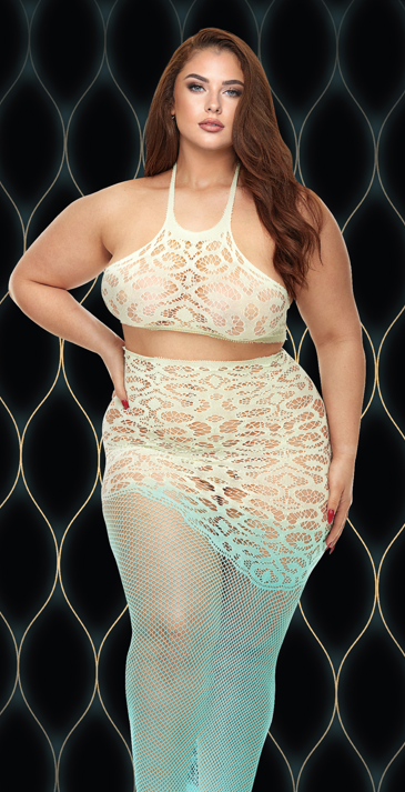 Green Goddess 2 Piece Set - Q X-LC130-X