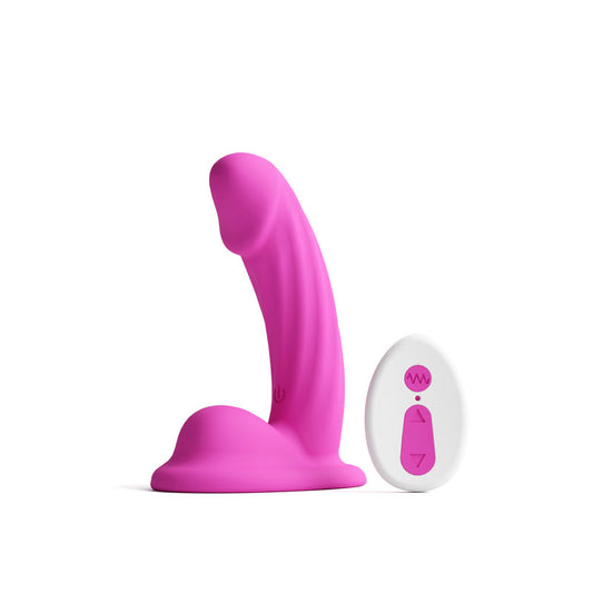 Colours Curve Vibrating 5 Dildo - Pink NSN-0402-44