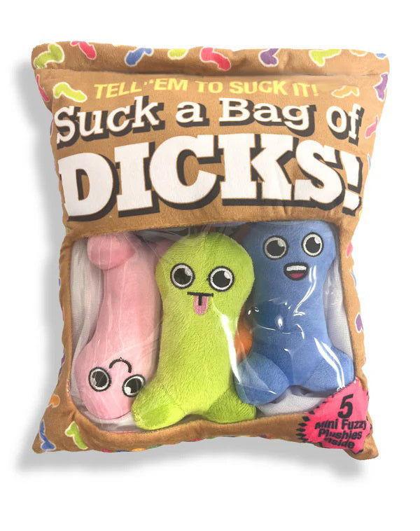 Suck a Bag of Dicks Plushy Pillow With 5 Dicks LG-CP1237