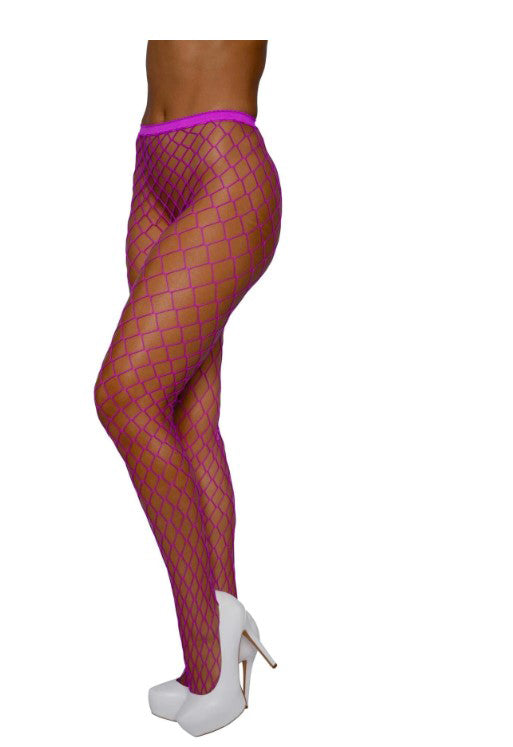 "Pantyhose Fence Net - Os - Neon Magenta DG-0010NMGOS"