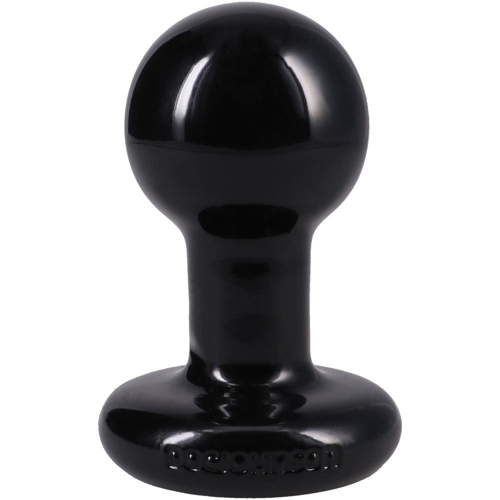"Round Butt Plug Medium - Black DJ0244-56-CD"