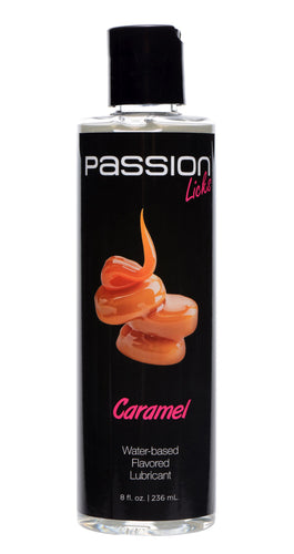 Passion Licks Caramel Water Based Flavored Lubricant 8 Oz PL-AE805-CARAM