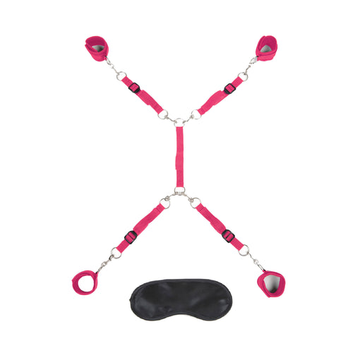 7 Pc Bed Spreader - Hot Pink LF1328-HP