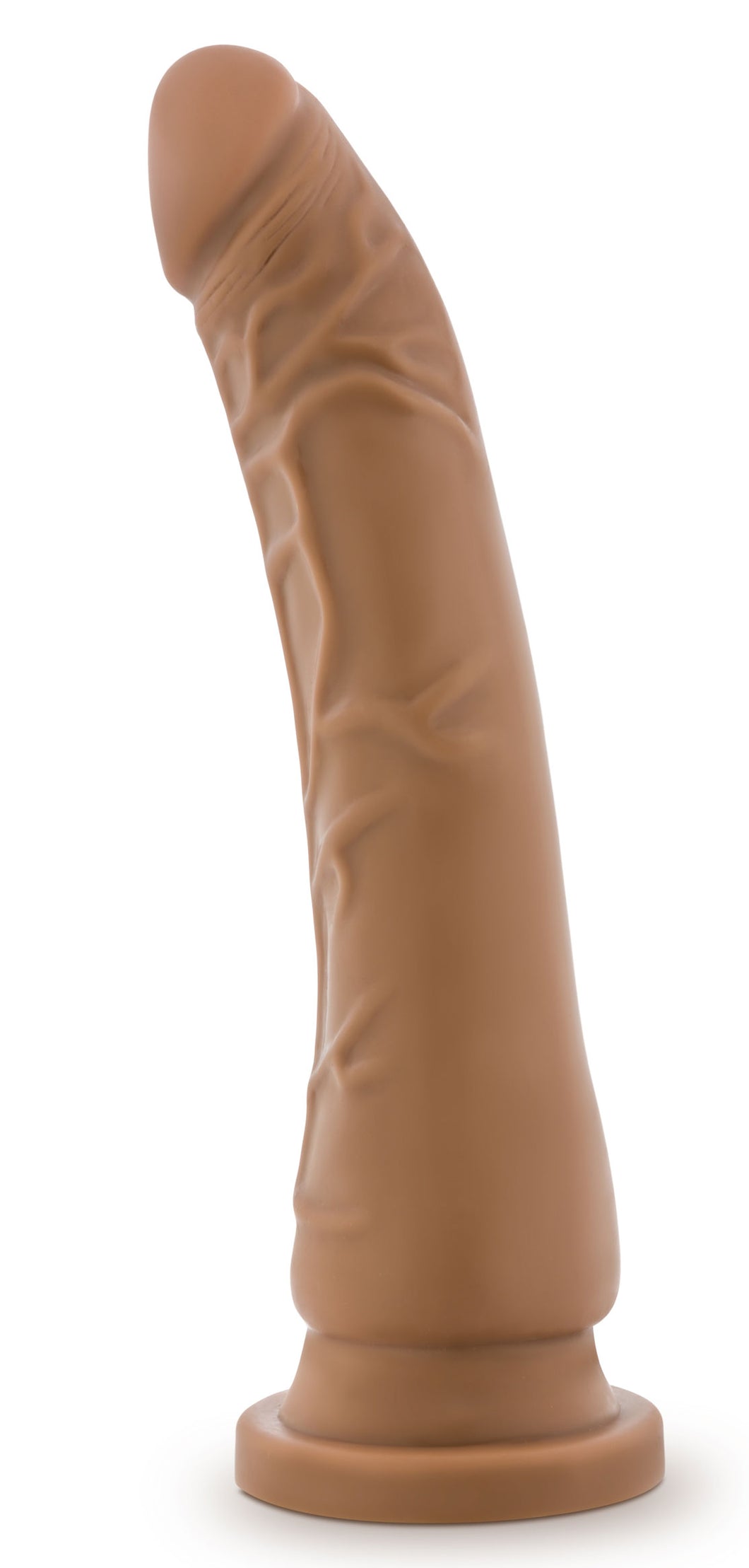 Dr. Skin Silicone - Dr. Noah - 8 Inch Dong With  Suction Cup - Mocha BL-12267