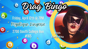 Drag Bingo with Soña Rita at Mystique Lingerie