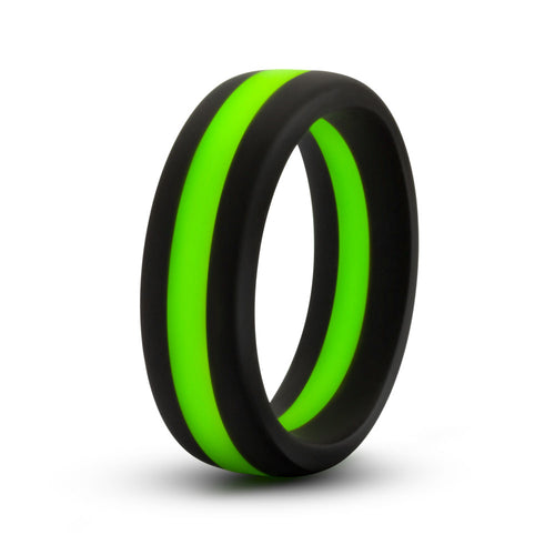 Performance - Silicone Go Pro Cock Ring -  Black/green/black BL-91122