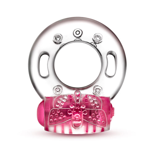 Play With Me - Arouser Vibrating C-Ring - Pink BL-30610